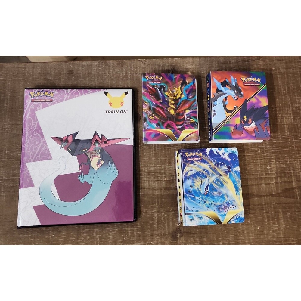 Pokemon Celebrations Dragapult Binder & 3 Mini Portfolio Lot